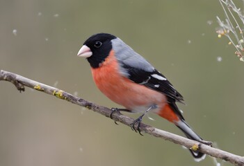 A close up of a Bull Finch