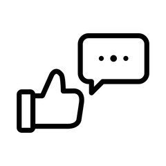 Thumbs up icon. Reviews icon. Icon of praise and good ratings