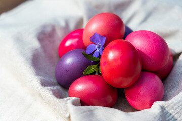 Vibrant Easter Egg Collection in a Bowl