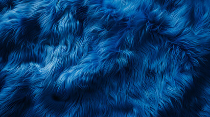 Obraz premium A close up of a blue furry fabric.