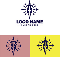 shooting star icon Meteor Meteoroid Falling star flat logo sign symbol editable vector