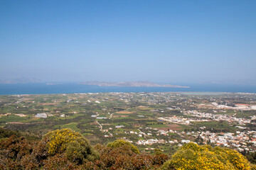 panoramic view landscape at Kos Canyon Kos Island South Aegean Region (Südliche Ägäis) Greece