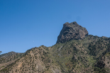 Roque Cano über dem Tal von Vallehermoso