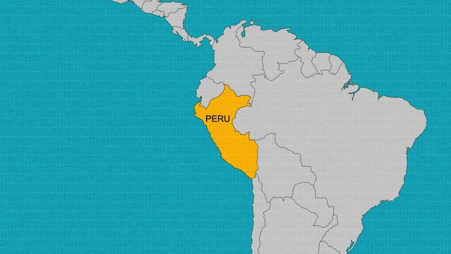 map of Peru
