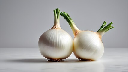 white onion on a table