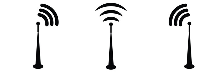 wireless network icon, wifi symbol