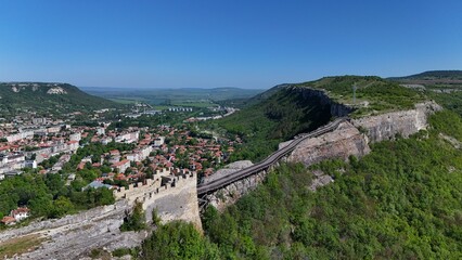 Provadia Bulgaria Ovech fortress drone panorama