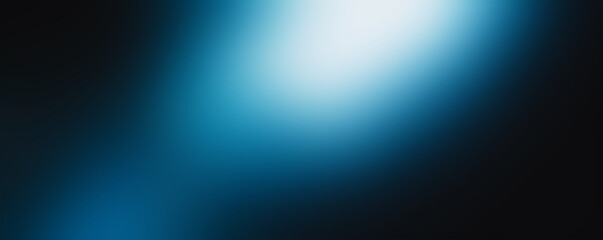Blue light blurred soft background banner