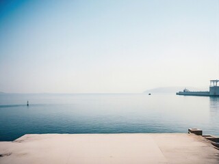 Obraz premium pier at sunset