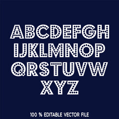 Naklejka premium Classic college font. Vintage sport font in american style for football, baseball or basketball logos and t-shirt. Athletic department typeface, varsity style font.