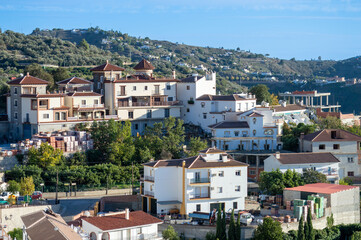 Walking on Canillas de Albaida village in Canillas de Albaida, Spain