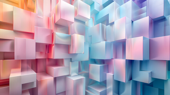 abstract background with squares