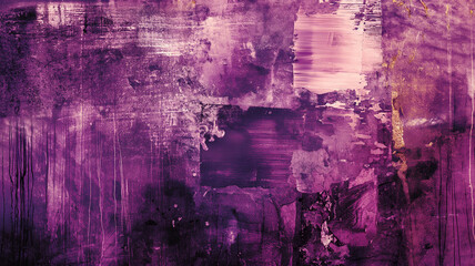 Abstract Purple Retro Grainy Gradient Texture Background. Vintage Dirty Wall Background.