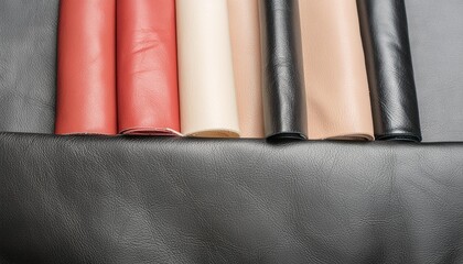 red and black leather background texture