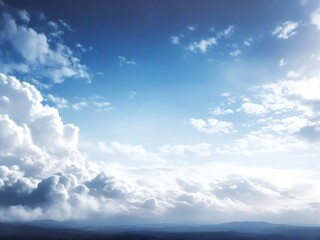 Fototapeta premium blue sky with clouds