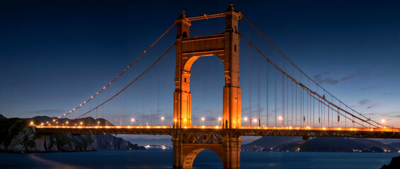 Fototapeta premium View of Golden Gate Bridge