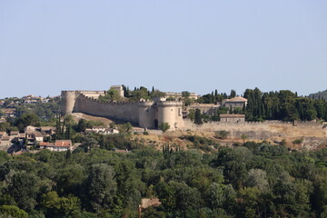 Provence castle on the French hills