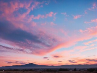 Fototapeta premium sunset in the sky