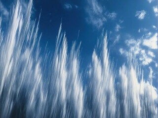 blue sky with clouds