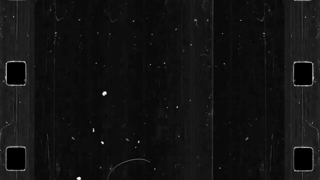 Seamless texture of film noise or grain. Retro template. Use opacity or screen mode to overlay the video. A negative film. Scratched strap. Old fashioned animation on tape in 4K. Vintage film effects
