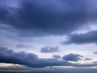 Obraz premium clouds over the sea