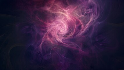 Abstract background with colorful smoke and dark purple edges