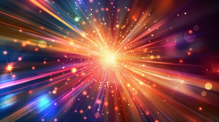 Fototapeta premium Abstract Wallpaper Explosion created with Generative AI Technology, ai, generative