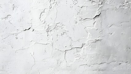 Whitewashed wall texture with cracks and peeling paint for backgrounds
