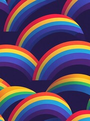 Beautiful rainbow colorful wallpaper background