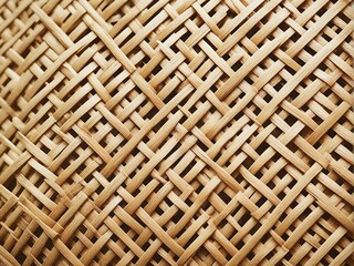 Naklejka premium wicker basket texture