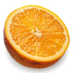 Half cut juicy orange photo shot