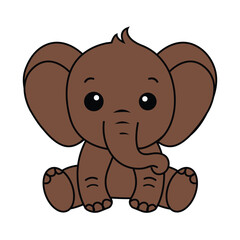 Baby Elephant  Cute Elephant  Animal Baby Shirt  Sweet Elephant  Animal Silhouette Cute Baby Elephant Files