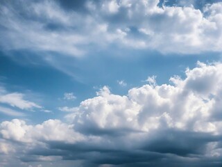 Obraz premium blue sky with clouds