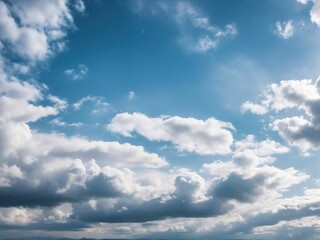 Obraz premium blue sky with clouds