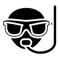Scuba diving Icon Style