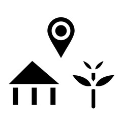 Tourist attraction Icon Style