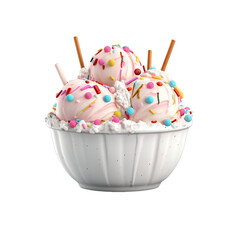 cupcake with ice cream