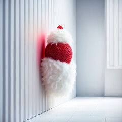 santa claus on the snow