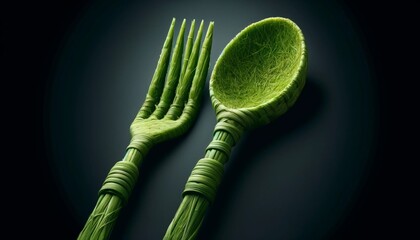 Grass Fork and Spoon