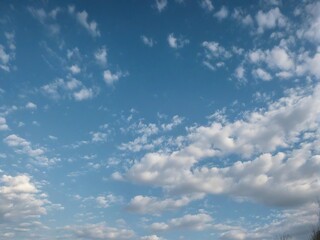 Obraz premium blue sky with clouds