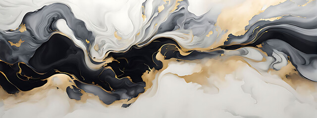  Gold abstract black marble background art paint pattern ink texture watercolor white fluid wall....