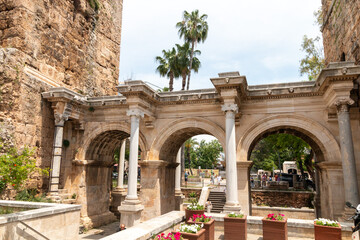 Hadrian's Gate in Antalya, Turkey