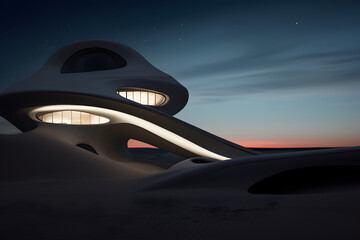 Round modern building, round blding, modern architecture no corners, round architecture