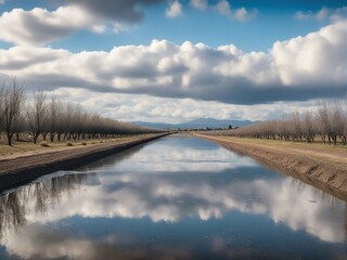 Obraz premium bridge over river