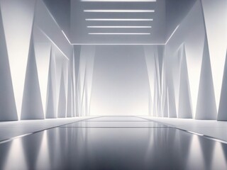 Fototapeta premium empty white room