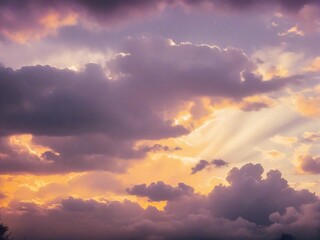 Fototapeta premium clouds and sun