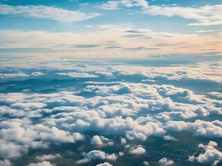Fototapeta premium blue sky with clouds