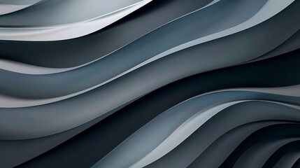 blue and white abstract background with curves.