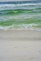 Waves and sand