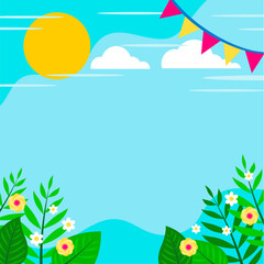 Fototapeta premium colorful summer background